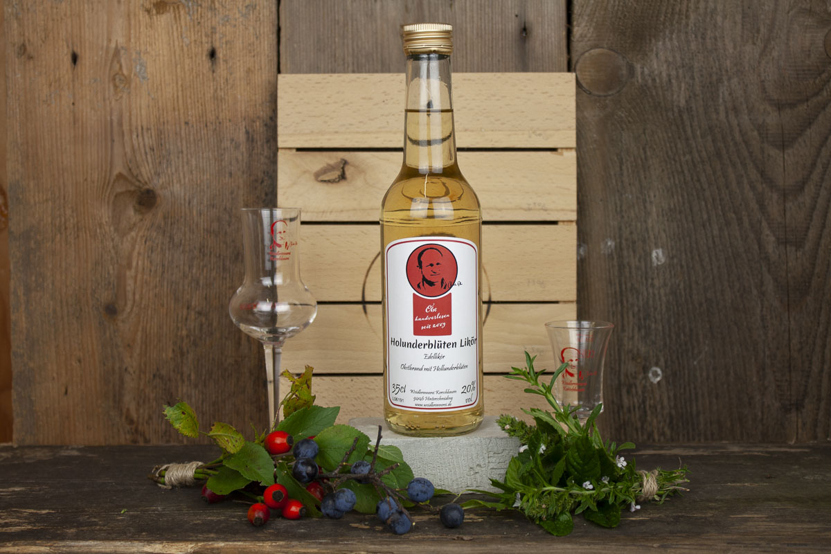 Holunderblüten Likör - Woidbrennerei Holunderblüten Likör - Woidbrennerei